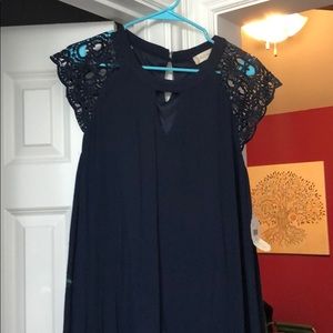 Navy blue altar’d state dress